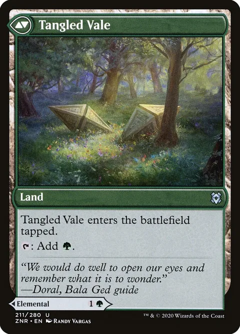 Tangled Florahedron // Tangled Vale – Rückseite