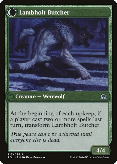 Lambholt Pacifist / Lambholt Butcher – Rückseite