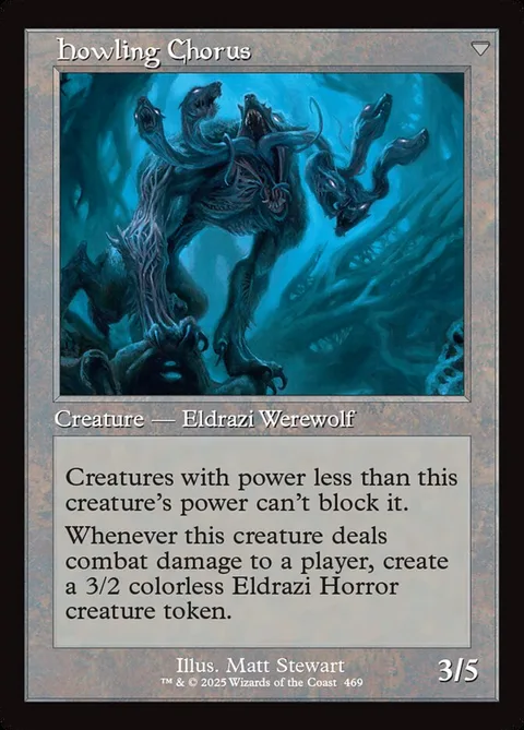 Shrill Howler / Howling Chorus – Achterkant