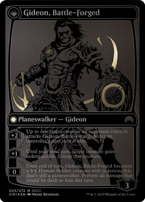 Kytheon, Hero of Akros // Gideon, Battle-Forged – Rückseite