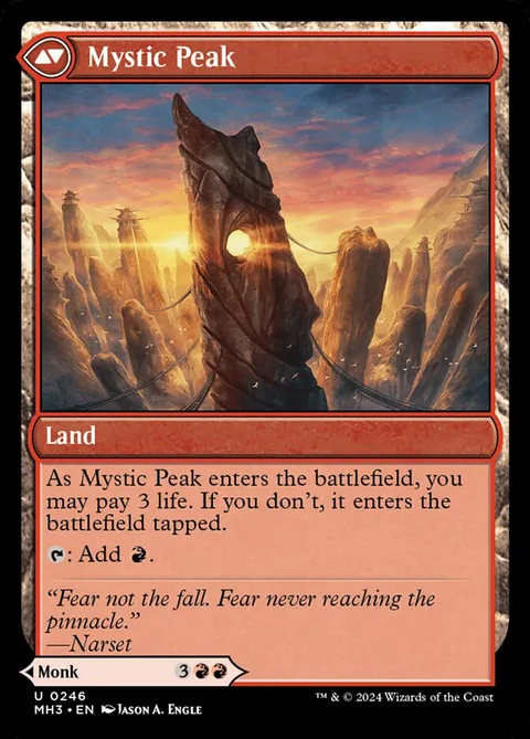 Pinnacle Monk // Mystic Peak – Rückseite