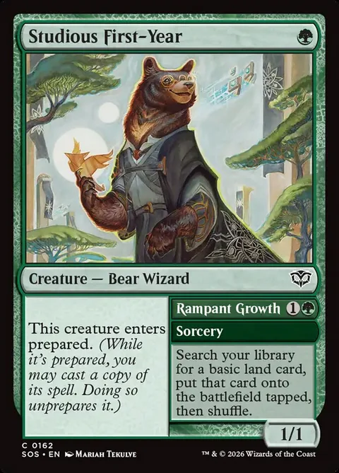 Studious First-Year // Rampant Growth