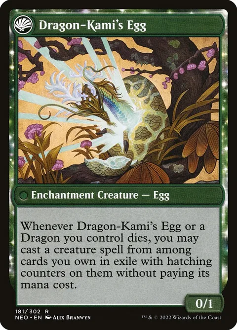 The Dragon-Kami Reborn // Dragon-Kami's Egg – Rückseite