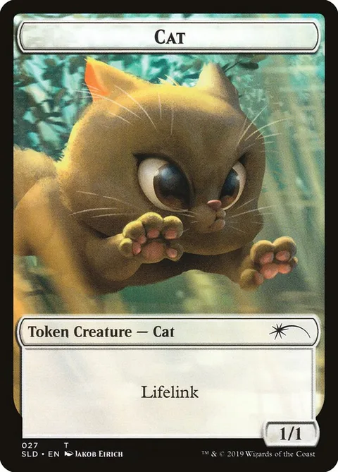 Cat Token (W 1/1 Lifelink) // Cat Token (W 1/1 Lifelink)