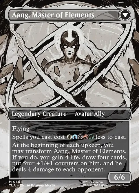 Avatar Aang // Aang, Master of Elements – Rückseite