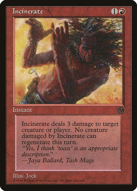 Incinerate