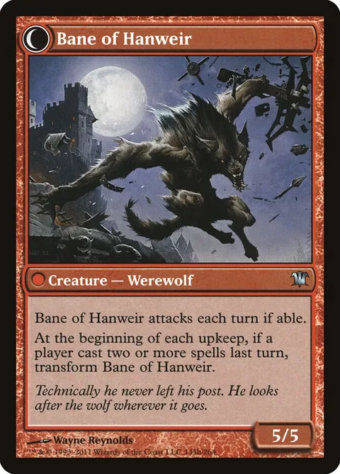 Hanweir Watchkeep / Bane of Hanweir – Rückseite