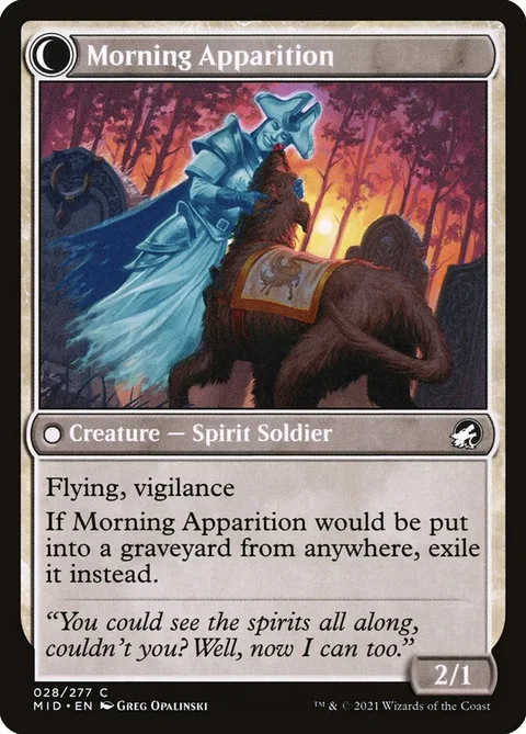 Mourning Patrol // Morning Apparition – Rückseite