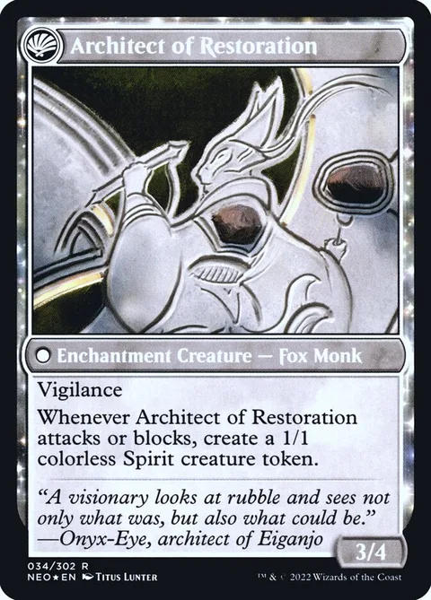 The Restoration of Eiganjo // Architect of Restoration – Rückseite