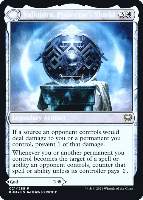 Reidane, God of the Worthy // Valkmira, Protector's Shield – Rückseite