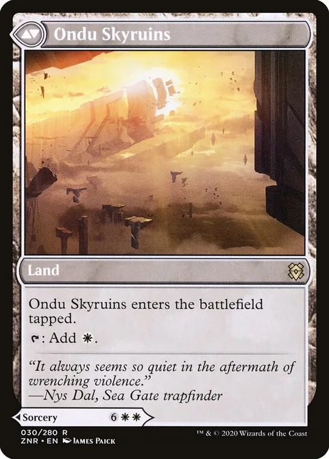 Ondu Inversion // Ondu Skyruins – Rückseite