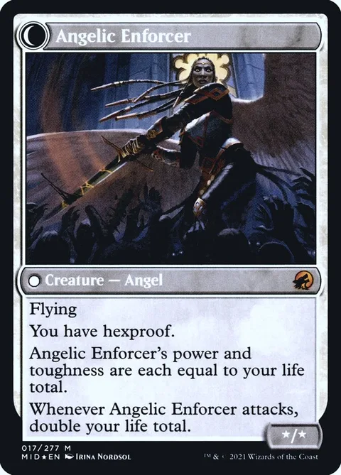 Enduring Angel // Angelic Enforcer – 裏面