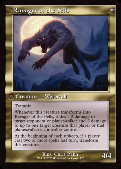 Huntmaster of the Fells / Ravager of the Fells – Rückseite