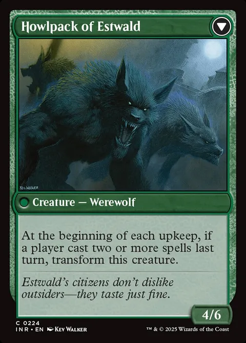 Villagers of Estwald / Howlpack of Estwald – Rückseite