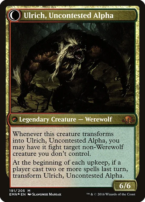 Ulrich of the Krallenhorde / Ulrich, Uncontested Alpha – Rückseite