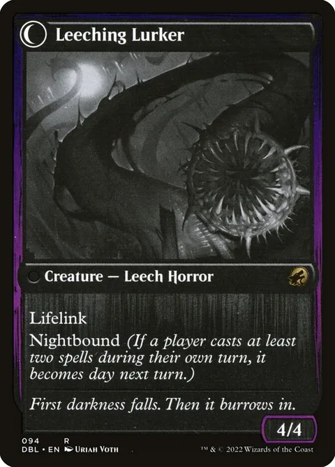 Curse of Leeches // Leeching Lurker – Rückseite