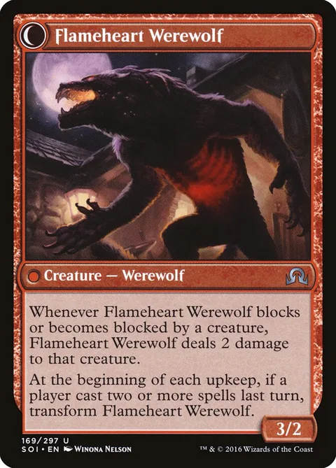 Kessig Forgemaster / Flameheart Werewolf – 裏面