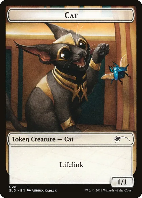 Cat Token (White 1/1 Lifelink)