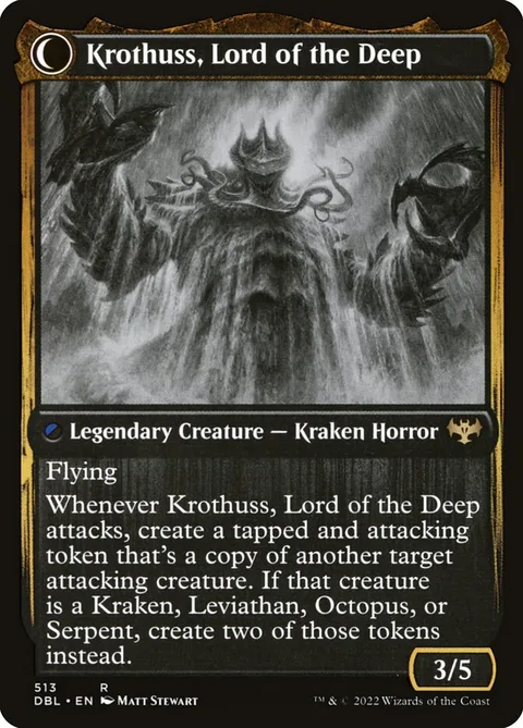 Runo Stromkirk // Krothuss, Lord of the Deep – Rückseite