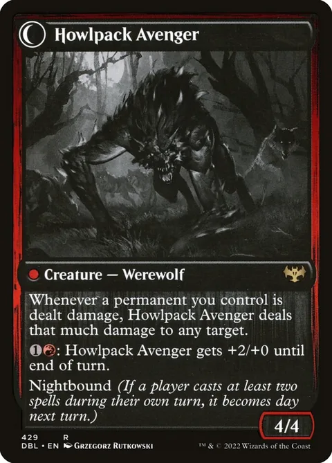 Ill-Tempered Loner // Howlpack Avenger – Rückseite