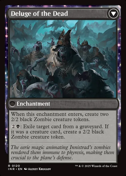 Invasion of Innistrad // Deluge of the Dead – 裏面