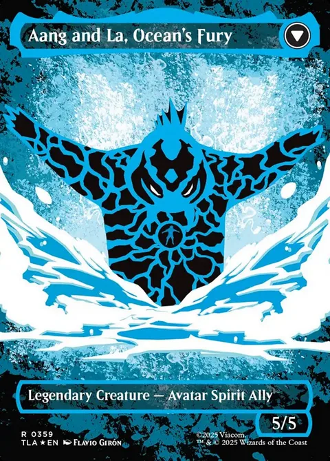 Aang, Swift Savior // Aang and La, Ocean's Fury – Rückseite
