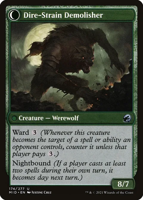 Burly Breaker // Dire-Strain Demolisher – Rückseite