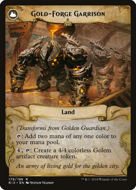 Golden Guardian // Gold-Forge Garrison – Rückseite