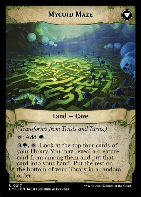 Twists and Turns // Mycoid Maze – Rückseite