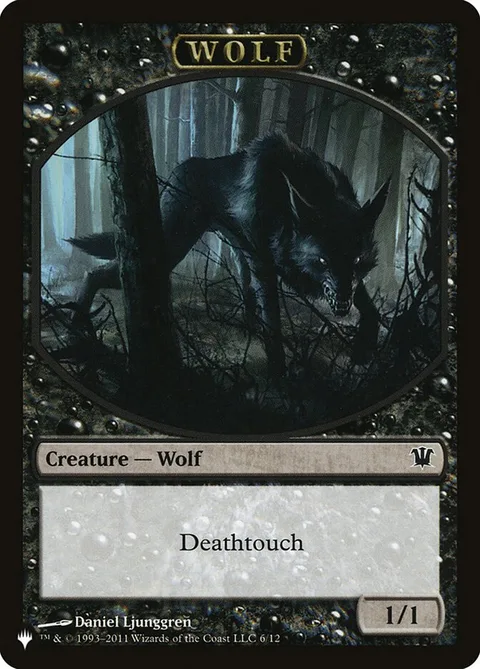 Wolf Token (Green 2/2)