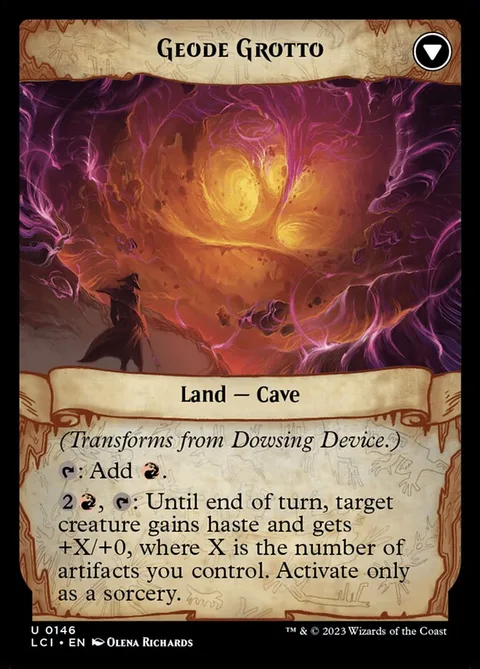 Dowsing Device // Geode Grotto – Rückseite
