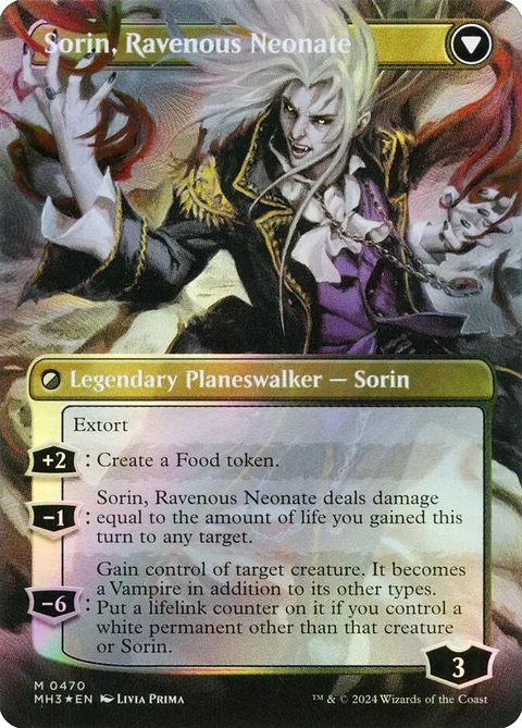 Sorin of House Markov // Sorin, Ravenous Neonate – Rückseite