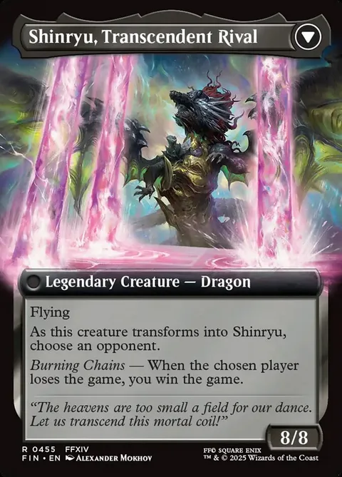 Zenos yae Galvus // Shinryu, Transcendent Rival – Rückseite