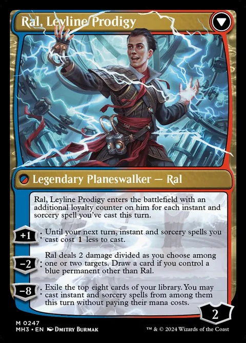 Ral, Monsoon Mage // Ral, Leyline Prodigy – Rückseite