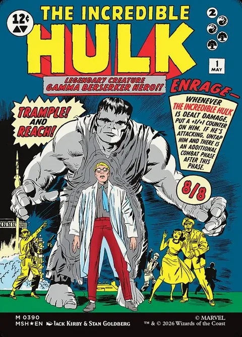 Bruce Banner // The Incredible Hulk – Achterkant