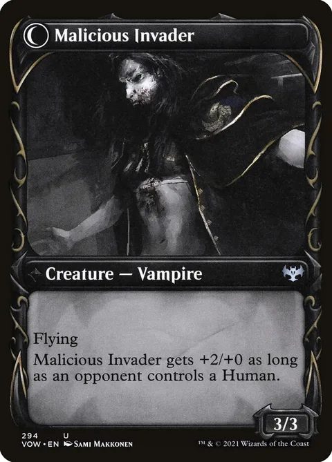 Innocent Traveler // Malicious Invader – Rückseite