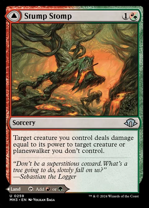 Stump Stomp // Burnwillow Clearing – Vorderseite