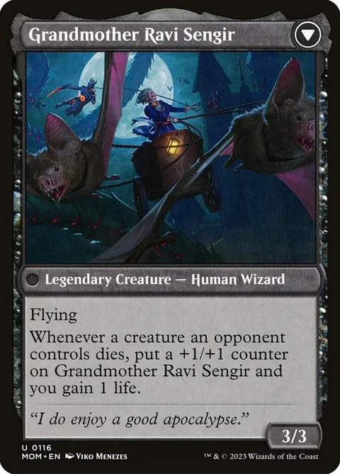 Invasion of Ulgrotha // Grandmother Ravi Sengir – Rückseite