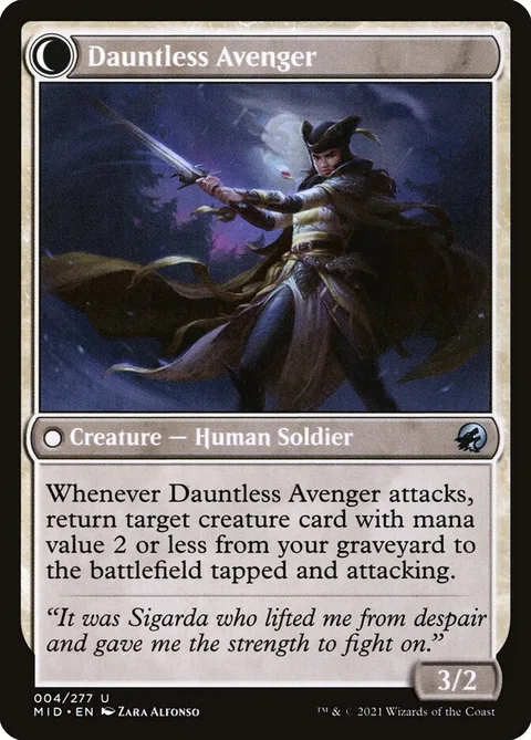 Bereaved Survivor // Dauntless Avenger – Rückseite