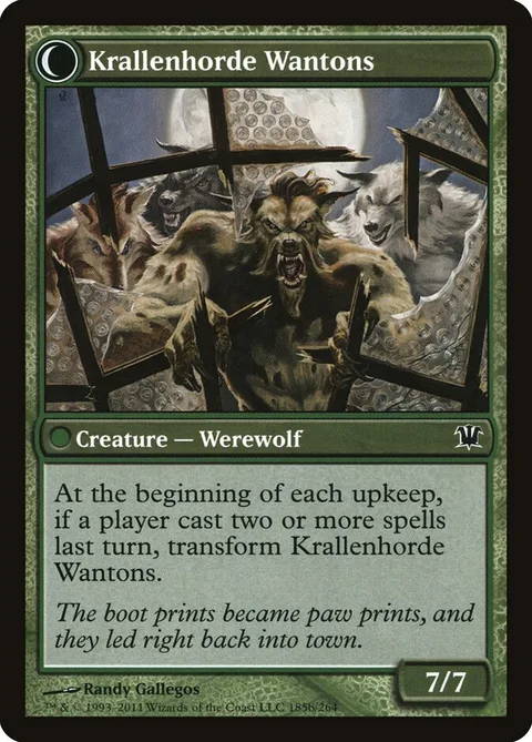 Grizzled Outcasts / Krallenhorde Wantons – Rückseite