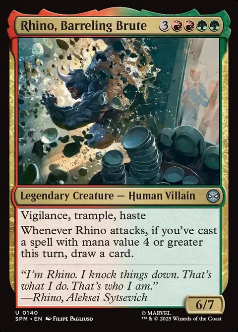 Rhino, Barreling Brute