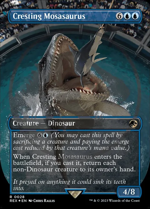 Cresting Mosasaurus