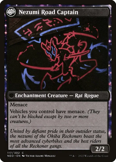 Okiba Reckoner Raid // Nezumi Road Captain – Rückseite