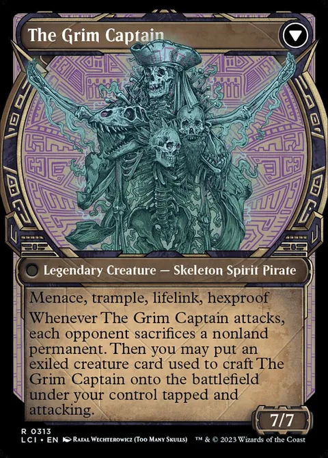 Throne of the Grim Captain // The Grim Captain – Rückseite