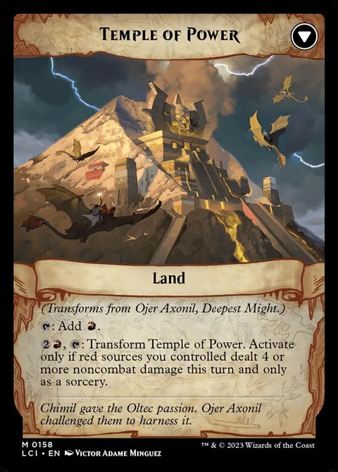 Ojer Axonil, Deepest Might // Temple of Power – Rückseite