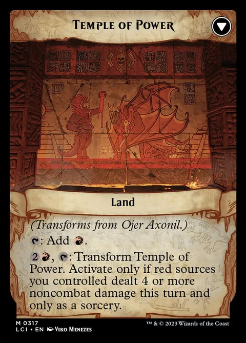 Ojer Axonil, Deepest Might // Temple of Power – Rückseite