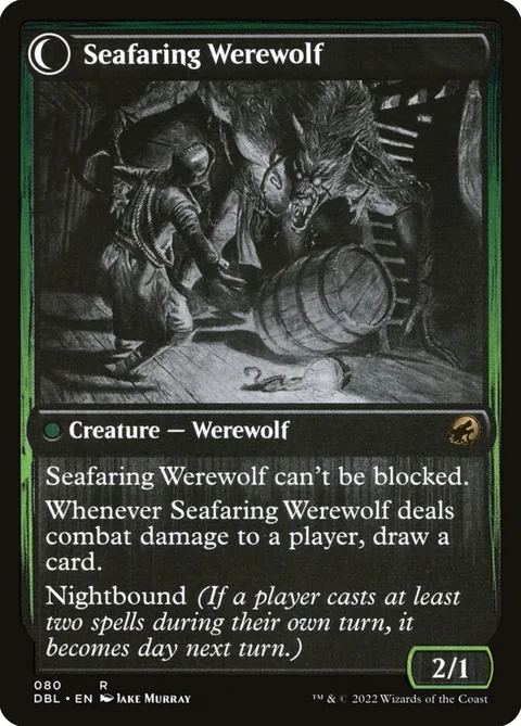 Suspicious Stowaway // Seafaring Werewolf – Rückseite