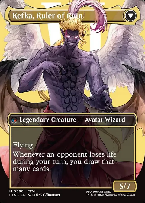 Kefka, Court Mage // Kefka, Ruler of Ruin – Rückseite