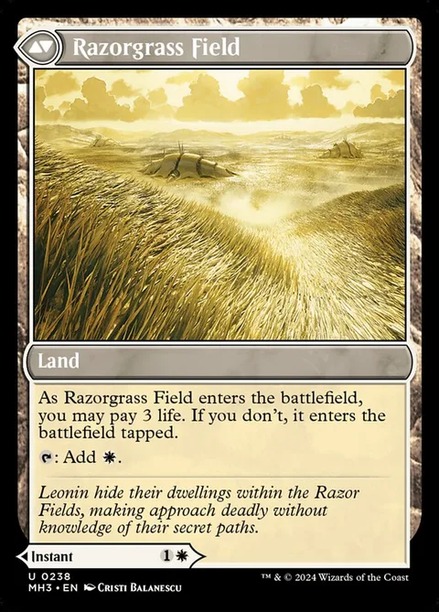 Razorgrass Ambush // Razorgrass Field – Rückseite