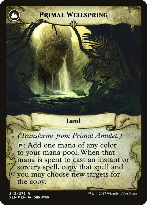 Primal Amulet / Primal Wellspring – 裏面